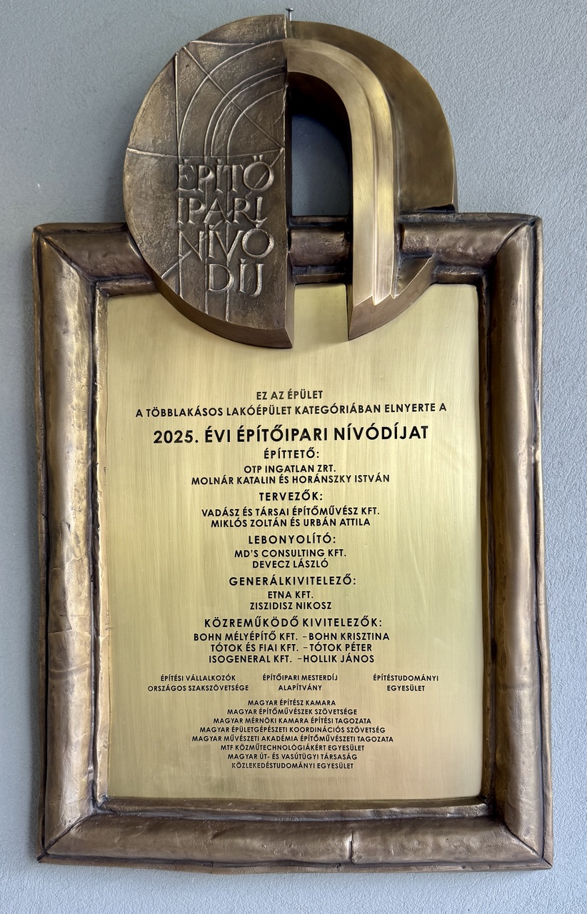 Építőipari Nívódíj Bronz